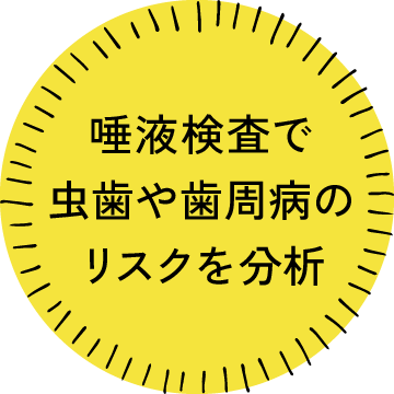 唾液検査で虫歯や歯周病のリスクを分析